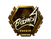Sticker | Boombl4 (Gold) | London 2018 image