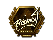 Sticker | Boombl4 (Gold) | London 2018 image