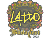 Sticker | latto | Budapest 2025 image