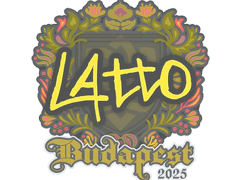 Sticker | latto | Budapest 2025 image