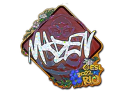 Sticker | maden (Glitter) | Rio 2022 image