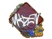 Sticker | maden (Glitter) | Rio 2022 image