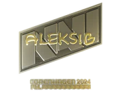 Sticker | Aleksib (Gold) | Copenhagen 2024 image