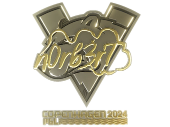 Sticker | n0rb3r7 (Gold) | Copenhagen 2024 image