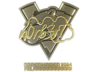 Sticker | n0rb3r7 (Gold) | Copenhagen 2024