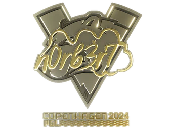 Sticker | n0rb3r7 (Gold) | Copenhagen 2024 image