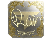 Sticker | rain (Gold) | Austin 2025 image