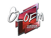 Sticker | olofmeister (Foil) | Boston 2018 image