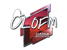 Sticker | olofmeister (Foil) | Boston 2018 image