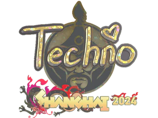 Sticker | Techno4K (Glitter) | Shanghai 2024