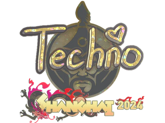 Sticker | Techno4K (Glitter) | Shanghai 2024 image