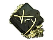 Sticker | TRY (Gold) | Rio 2022 image