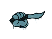 Sealed Graffiti | Backstab (Wire Blue) image