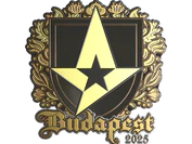 Sticker | Astralis (Gold) | Budapest 2025 image