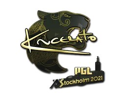 Sticker | KSCERATO (Gold) | Stockholm 2021 image