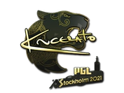 Sticker | KSCERATO (Gold) | Stockholm 2021 image