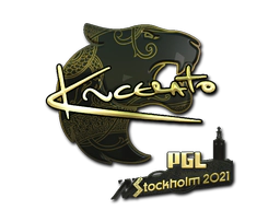 Sticker | KSCERATO (Gold) | Stockholm 2021 image