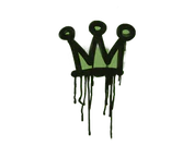 Sealed Graffiti | Little Crown (Battle Green) image