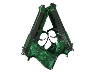 Dual Berettas | Polished Malachite