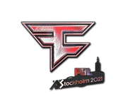 Sticker | FaZe Clan (Holo) | Stockholm 2021 image