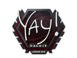 Sticker | yay | London 2018 image