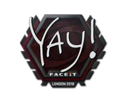 Sticker | yay | London 2018 image
