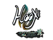 Sticker | HooXi (Glitter) | Antwerp 2022 image