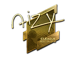 Sticker | aizy (Gold) | Boston 2018 image