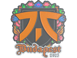 Sticker | fnatic (Embroidered) | Budapest 2025