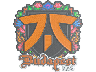 Sticker | fnatic (Embroidered) | Budapest 2025 image