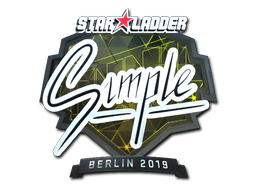 Sticker | s1mple (Foil) | Berlin 2019 image
