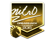 Sticker | nitr0 (Gold) | Cluj-Napoca 2015 image