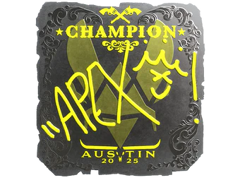 Sticker | apEX (Foil, Champion) | Austin 2025 image