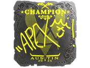 Sticker | apEX (Foil, Champion) | Austin 2025 image