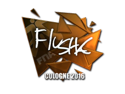 Sticker | flusha (Foil) | Cologne 2016 image