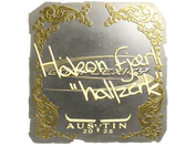 Sticker | hallzerk (Gold) | Austin 2025 image
