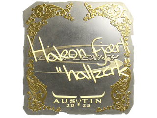 Sticker | hallzerk (Gold) | Austin 2025
