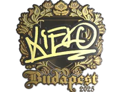 Sticker | xiELO (Gold) | Budapest 2025 image