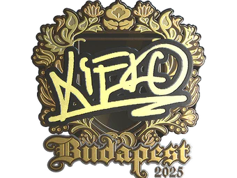 Sticker | xiELO (Gold) | Budapest 2025 image