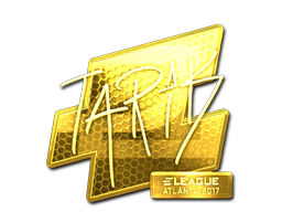 Sticker | tarik (Gold) | Atlanta 2017 image