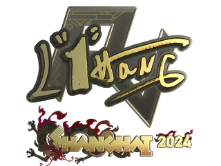 Sticker | L1haNg (Gold) | Shanghai 2024