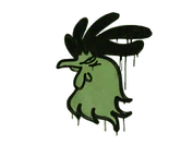 Sealed Graffiti | Cocky (Battle Green) image