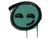 Sealed Graffiti | Smirk (Frog Green) image