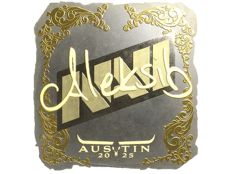 Sticker | Aleksib (Gold) | Austin 2025 image
