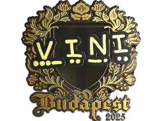 Sticker | VINI (Gold) | Budapest 2025