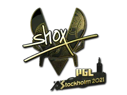 Sticker | shox (Gold) | Stockholm 2021 image