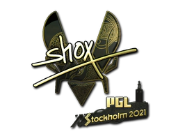 Sticker | shox (Gold) | Stockholm 2021 image