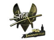 Sticker | shox (Gold) | Stockholm 2021 image