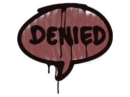 Sealed Graffiti | Denied (Brick Red)