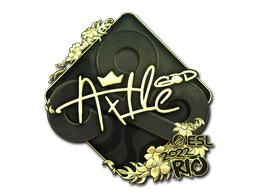 Sticker | Ax1Le (Gold) | Rio 2022 image